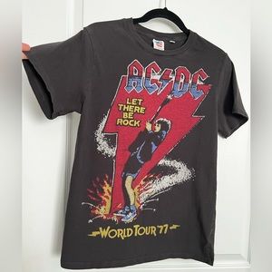Junk Food AC/DC Oversized 100% Cotton Band Tee (Limited Edition)